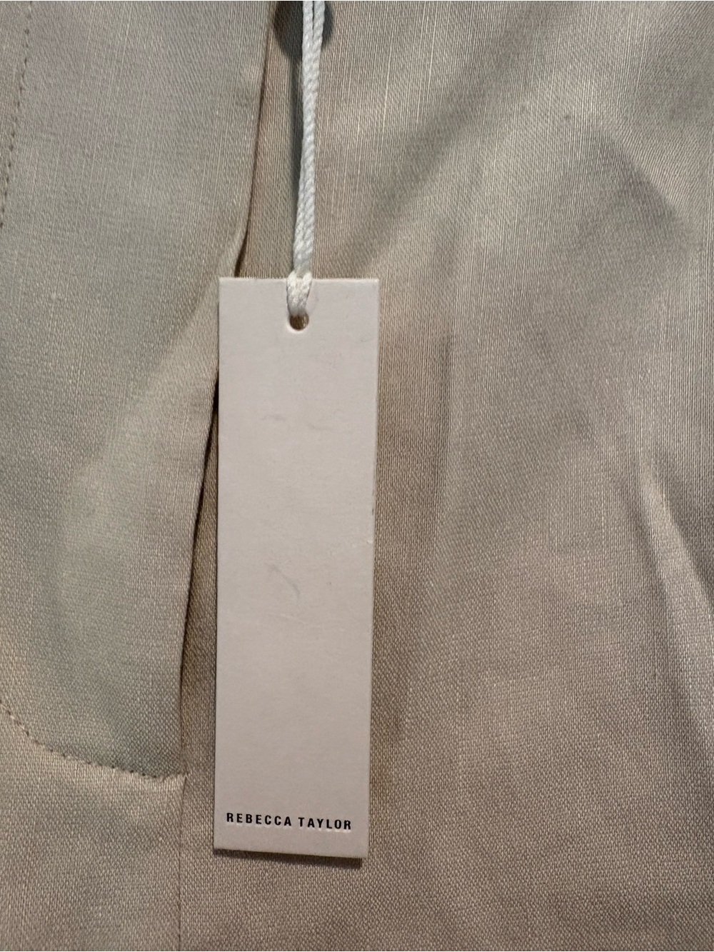 Rebecca Taylor Light Beige Trench Coat
